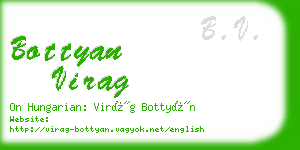 bottyan virag business card